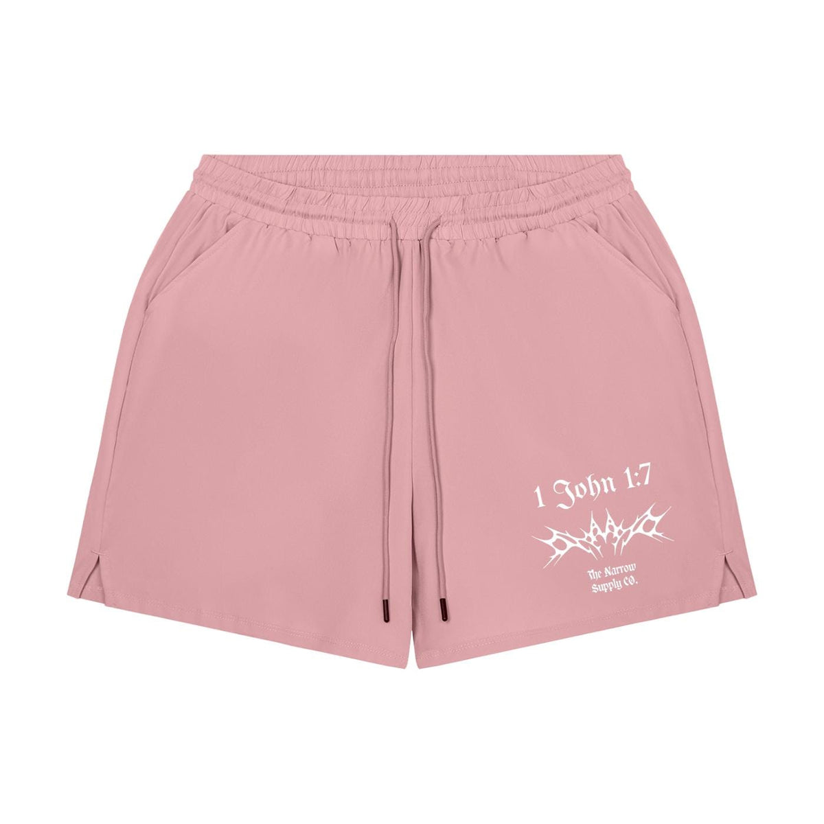 1 John 1:7 Shorts 7"