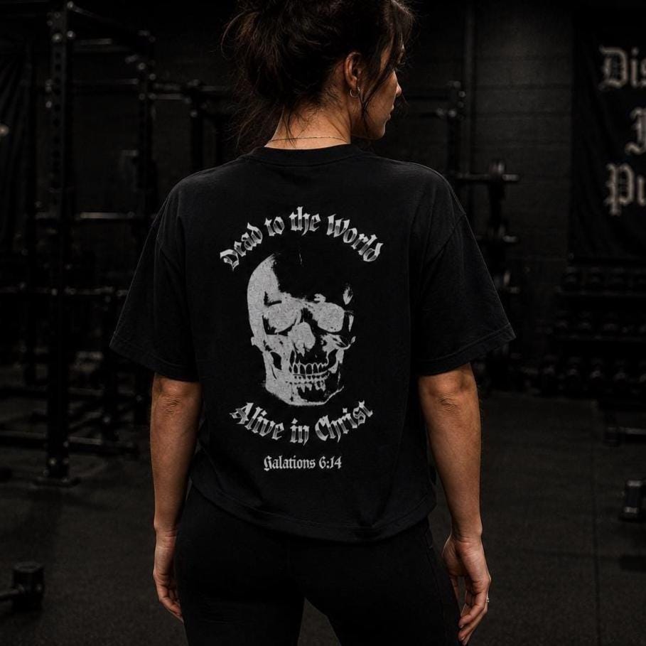 Dead to the World, Alive in Christ Boxy Tee