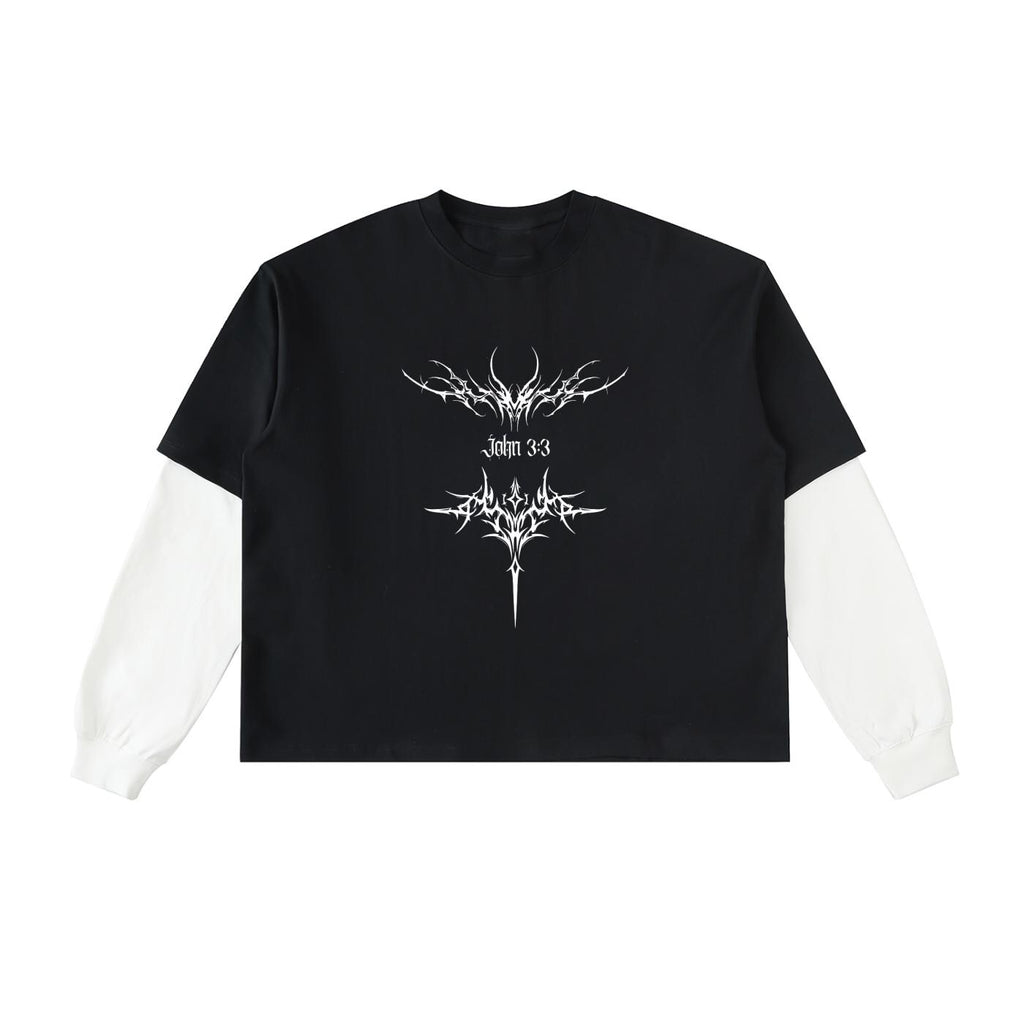 Born Again Layered Graphic Tee