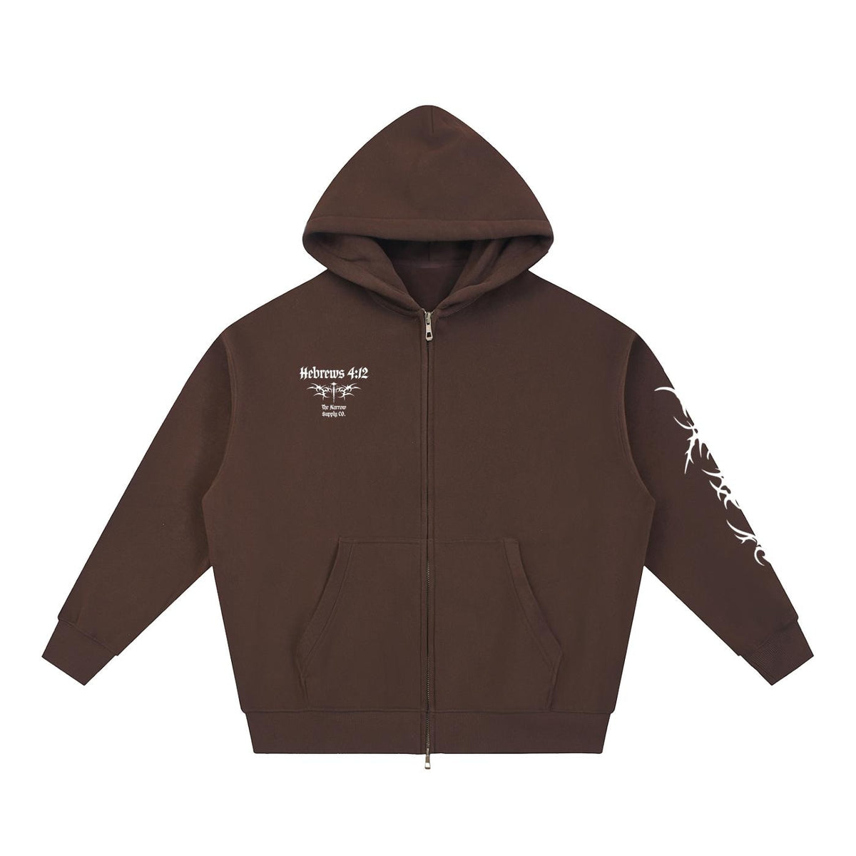 Hebrews Zip Hoodie/ Cybercigilism Hoodie "Transformed, not Conformed"