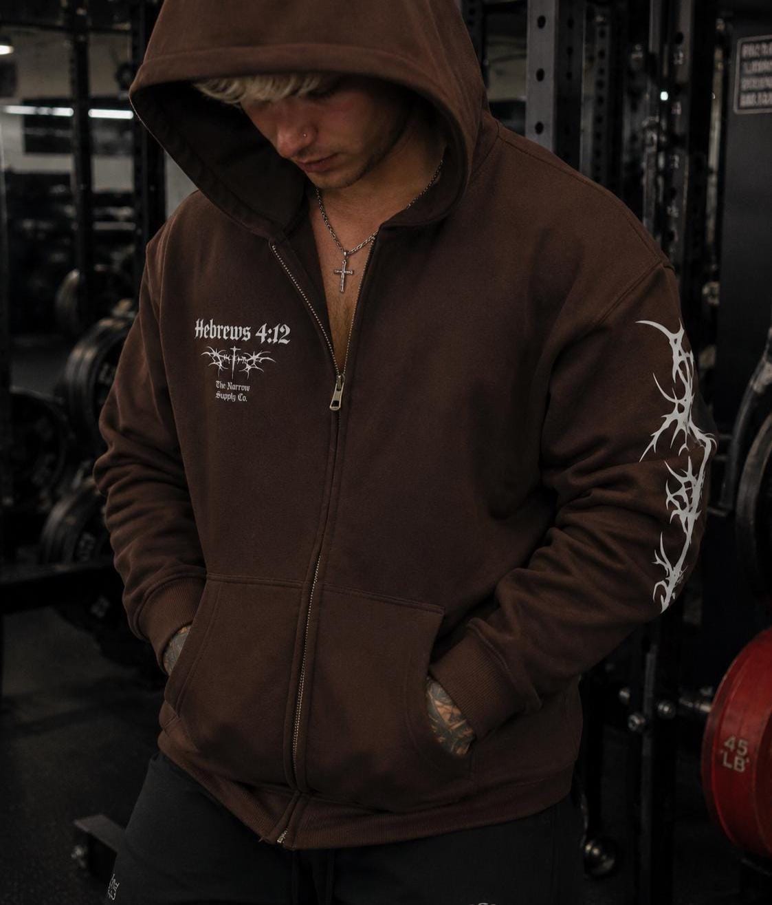 Hebrews Zip Hoodie/ Cybercigilism Hoodie "Transformed, not Conformed"