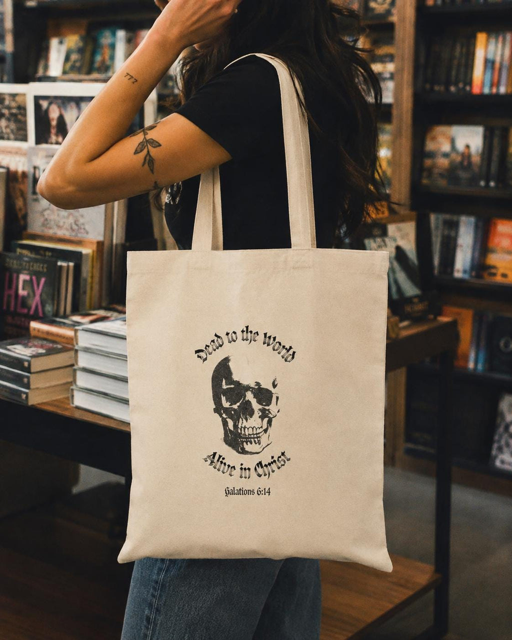 Dead to the World Tote Bag