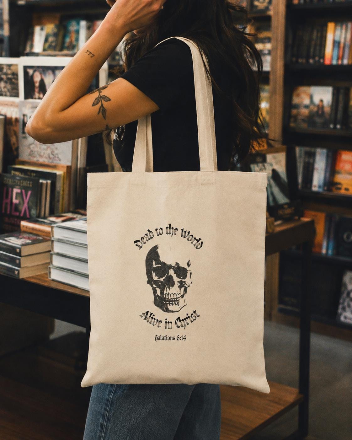 Dead to the World Tote Bag