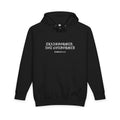 Transformed Not Conformed Minimal Hoodie | Chest and Back Graphic