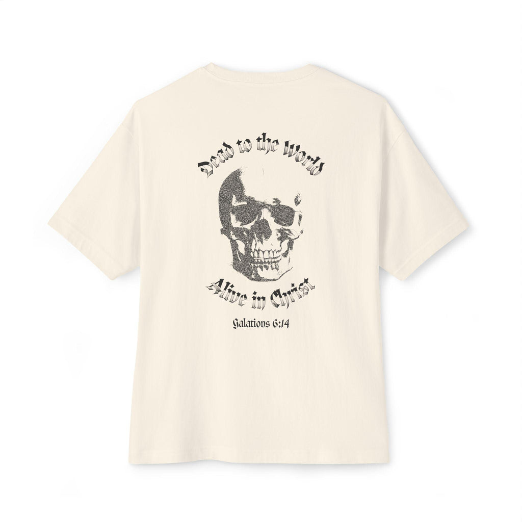 Dead to the World, Alive in Christ Boxy Tee