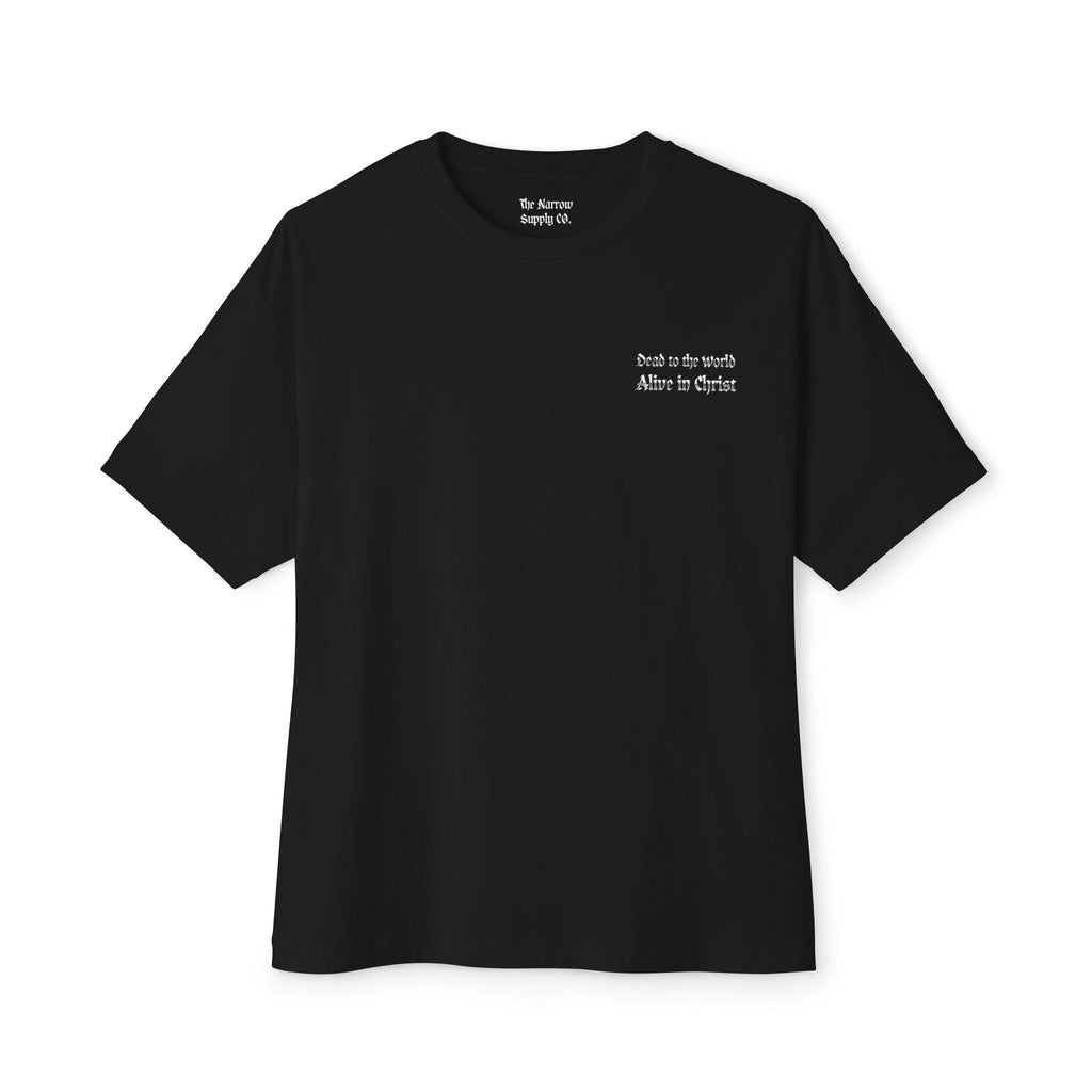 Dead to the World, Alive in Christ Boxy Tee
