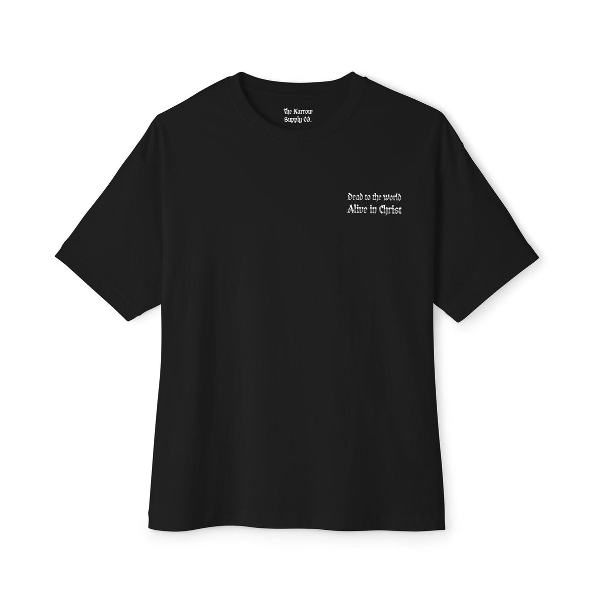 Dead to the World, Alive in Christ Boxy Tee
